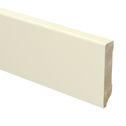Sfeerplinten MDF Moderne plint 70x12 voorgelakt RAL 9001