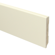 Sfeerplinten MDF Moderne plint 90x12 voorgelakt RAL 9001