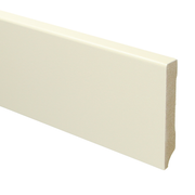 Sfeerplinten MDF Moderne plint 90x15 voorgelakt RAL 9001