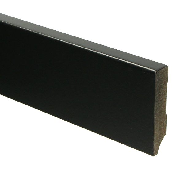 Sfeerplinten MDF Moderne plint 70x15 voorgelakt RAL 9005