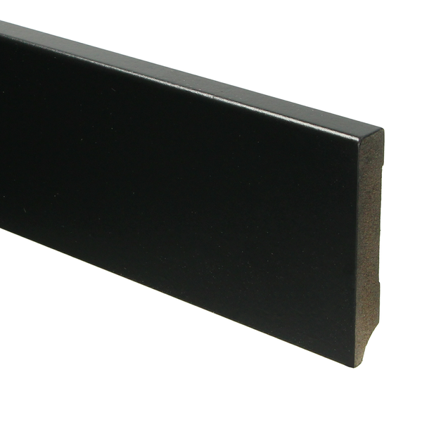 Sfeerplinten MDF Moderne plint 90x15 voorgelakt RAL 9005