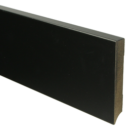 Sfeerplinten MDF Moderne plint 120x18 voorgelakt RAL 9005