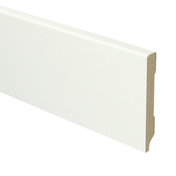 Sfeerplinten MDF Moderne plint 90x12 voorgelakt RAL 9016