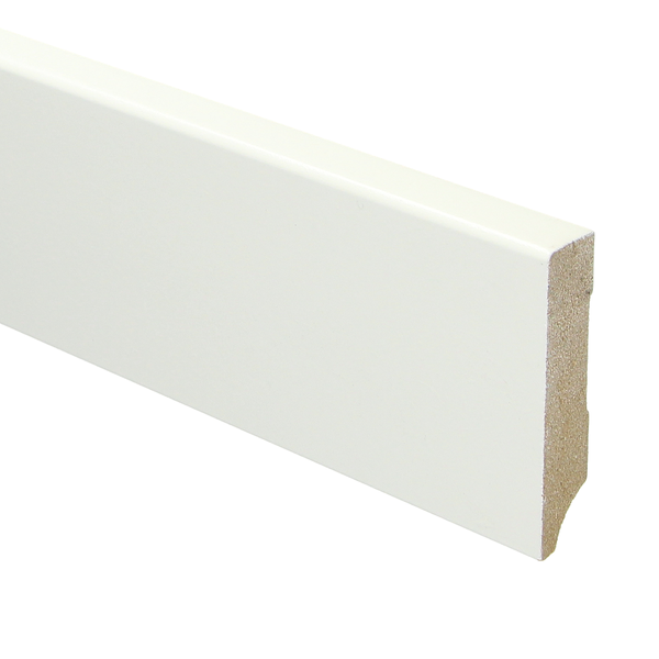 Sfeerplinten MDF Moderne plint 70x15 voorgelakt RAL 9016