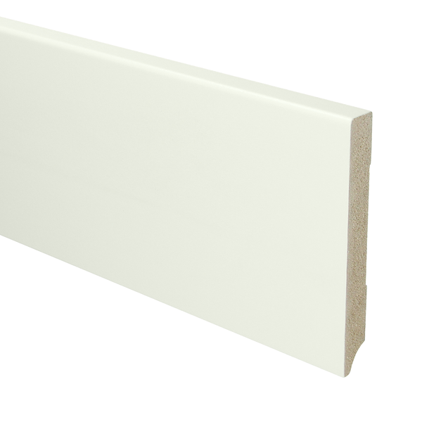 Sfeerplinten MDF Moderne plint 120x15 voorgelakt RAL 9016