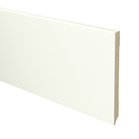 Sfeerplinten MDF Moderne plint 150x12 voorgelakt RAL 9016