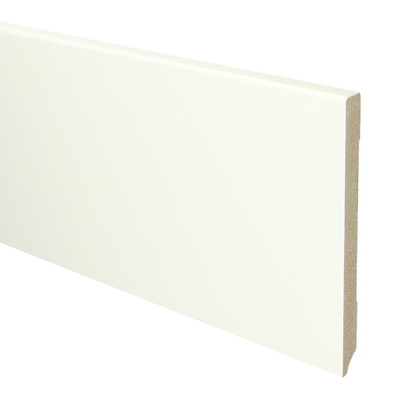 Sfeerplinten MDF Moderne plint 150x12 voorgelakt RAL 9016