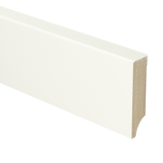 Sfeerplinten MDF Moderne plint 70x18 voorgelakt RAL 9016