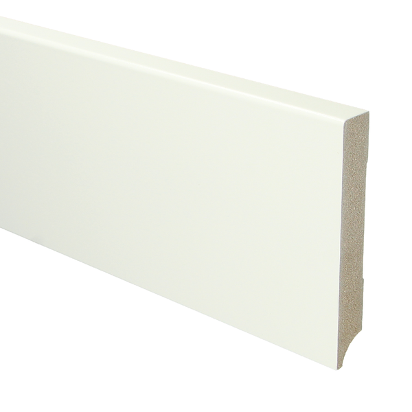 Sfeerplinten MDF Moderne plint 120x18 voorgelakt RAL 9016