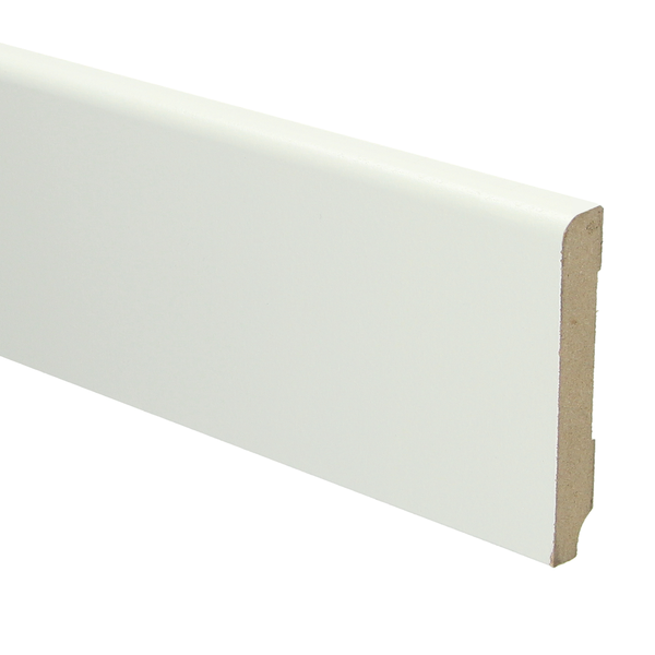 Sfeerplinten MDF Koloniale plint 90x15 wit voorgelakt RAL 9010