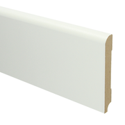 Sfeerplinten MDF Koloniale plint 120x15 wit voorgelakt RAL 9010