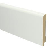 Sfeerplinten MDF Koloniale plint 120x18 wit voorgelakt RAL 9010