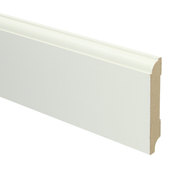 Sfeerplinten MDF Eigentijdse plint 90x15 wit voorgel. RAL 9010