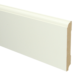 Sfeerplinten MDF Eigentijdse plint 120x15 wit voorgel. RAL 9010