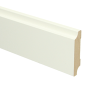 Sfeerplinten MDF Retro plint 70x15 wit voorgelakt RAL 9010
