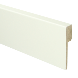 Sfeerplinten MDF Renovatieplint modern 90x18 voorgel. RAL 9010