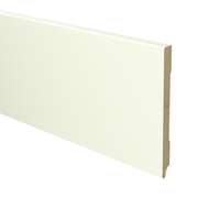 Sfeerplinten MDF Moderne plint 150x12 wit voorgelakt RAL 9010