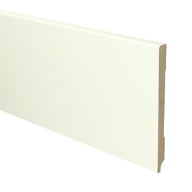 Sfeerplinten MDF Moderne plint 150x12 wit voorgelakt RAL 9010
