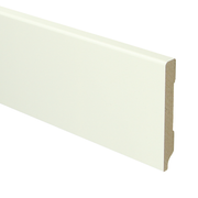 Sfeerplinten MDF Moderne plint 90x12 wit voorgelakt RAL 9010