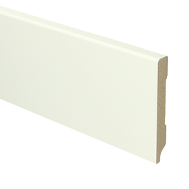 Sfeerplinten MDF Moderne plint 90x12 wit voorgelakt RAL 9010