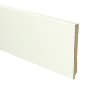 Sfeerplinten MDF Moderne plint 120x12 wit voorgelakt RAL 9010