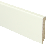 Sfeerplinten MDF Moderne plint 70x12 wit voorgelakt RAL 9010