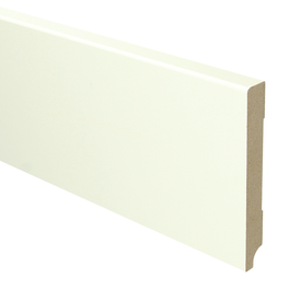Sfeerplinten MDF Moderne plint 120x15 wit voorgelakt RAL 9010