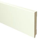 Sfeerplinten MDF Moderne plint 120x15 wit voorgelakt RAL 9010