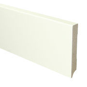 Sfeerplinten MDF Moderne plint 120x18 wit voorgelakt RAL 9010
