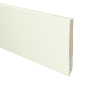 Sfeerplinten MDF Moderne plint 150x15 wit voorgelakt RAL 9010