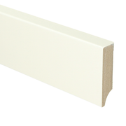 Sfeerplinten MDF Moderne plint 70x18 wit voorgelakt RAL 9010