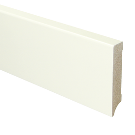 Sfeerplinten MDF Moderne plint 90x18 wit voorgelakt RAL 9010