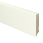 Sfeerplinten MDF Moderne plint 90x18 wit voorgelakt RAL 9010