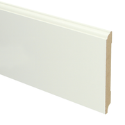 Sfeerplinten MDF Eigentijdse plint 120x12 wit voorgel. RAL 9010