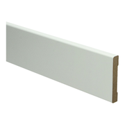 Sfeerplinten MDF Moderne architraaf 70x12 wit voorgel. RAL 9010