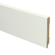 Sfeerplinten MDF Tijdloze plint 90x12 wit voorgelakt RAL 9010