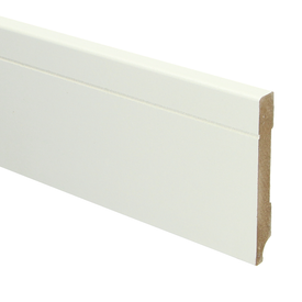 Sfeerplinten MDF Tijdloze plint 90x12 wit voorgelakt RAL 9010
