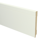 Sfeerplinten MDF Tijdloze plint 120x12 wit voorgelakt RAL 9010