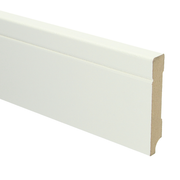 Sfeerplinten MDF Tijdloze plint 90x15 wit voorgelakt RAL 9010