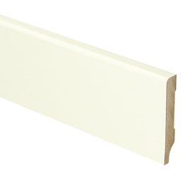 Sfeerplinten MDF Moderne plint 55x9 wit voorgelakt RAL 9010