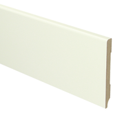 Sfeerplinten MDF Moderne plint 90x9 wit voorgelakt RAL 9010