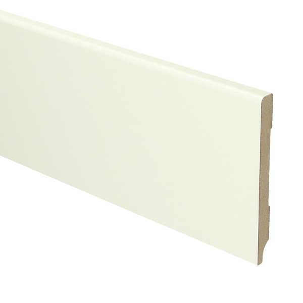 Sfeerplinten MDF Moderne plint 90x9 wit voorgelakt RAL 9010
