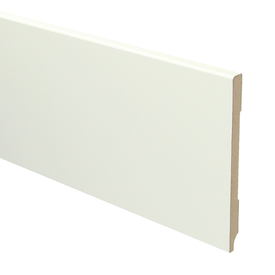 Sfeerplinten MDF Moderne plint 120x9 wit voorgelakt RAL 9010
