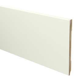 Sfeerplinten MDF Moderne plint 150x9 wit voorgelakt RAL 9010