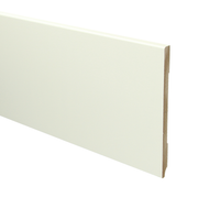Sfeerplinten MDF Moderne plint 150x9 wit voorgelakt RAL 9010