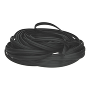 Sfeerplinten Contactgeluidreducerende strip zwart 25 mtr vloer, afbeelding 1