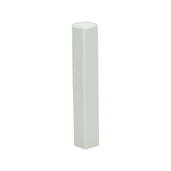 Sfeerplinten Hoek/eindstuk t.b.v. MDF plint 90x12 wit RAL9016