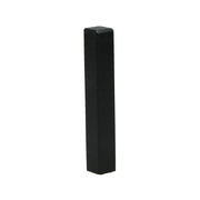 Sfeerplinten Hoek/eindstuk t.b.v. MDF plint 90x12 zwart RAL9005