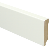 Sfeerplinten MDF Moderne plint 70x15 RAL 9010 + uitsparing