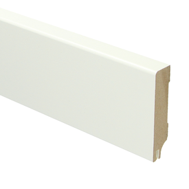 Sfeerplinten MDF Moderne plint 70x15 RAL 9010 + uitsparing
